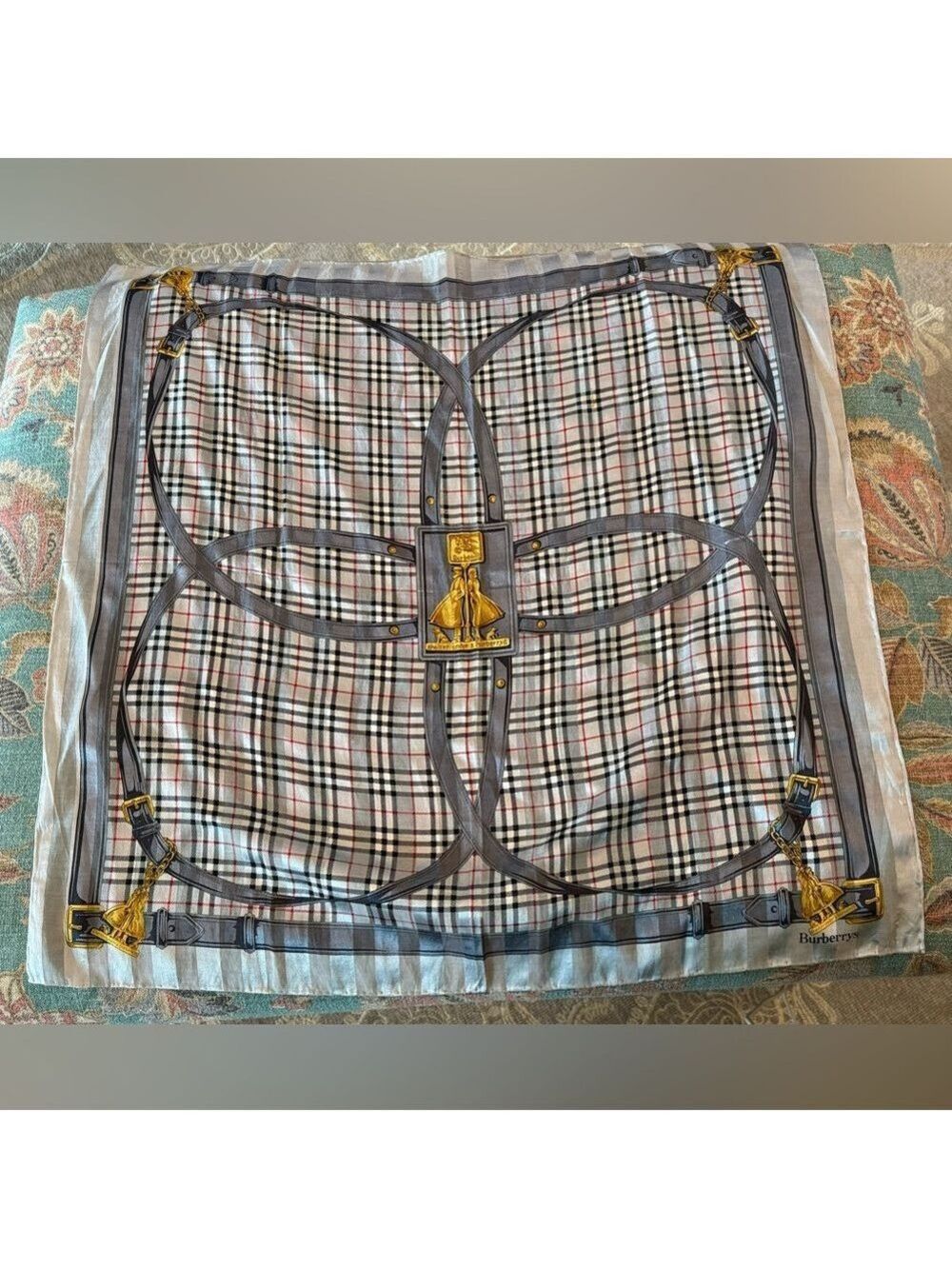 Burberry Vintage London Handkerchief - Picture 3 of 5
